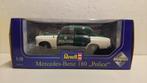 Mercedes Benz 180 Ponton wit/groen Politie Revell 1:18 KRD, Ophalen of Verzenden, Zo goed als nieuw, Auto, Revell