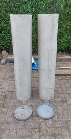 2 x pvc buis doorsnee 30cm, Doe-het-zelf en Verbouw, Buizen en Afvoer, Ophalen, Gebruikt, Pvc, Rechte buis