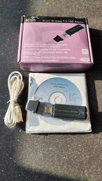 Draadloze 11n Wifi adapter USB, Computers en Software, WiFi-versterkers, Ophalen of Verzenden, Zo goed als nieuw, 3com