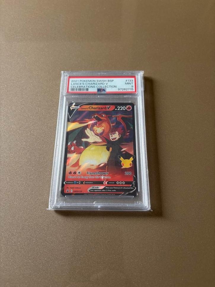 Charizard #133 PSA 9 - Pokémon Celebrations, Hobby en Vrije tijd, Verzamelkaartspellen | Overige, Zo goed als nieuw, Losse kaart