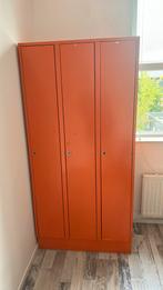 Oranje locker/kledingkast, Huis en Inrichting, Kasten | Lockerkasten, Ophalen, Gebruikt