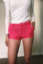 Roze kanten korte broek / shorts maat XS / 34, Kleding | Dames, Broeken en Pantalons, Forever 21, Maat 34 (XS) of kleiner, Kort