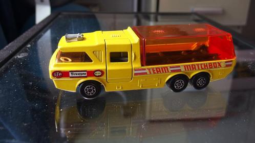 Matchbox Super Kings K-7 Racing Car transporter (1972), Hobby en Vrije tijd, Modelauto's | 1:50, Gebruikt, Bus of Vrachtwagen