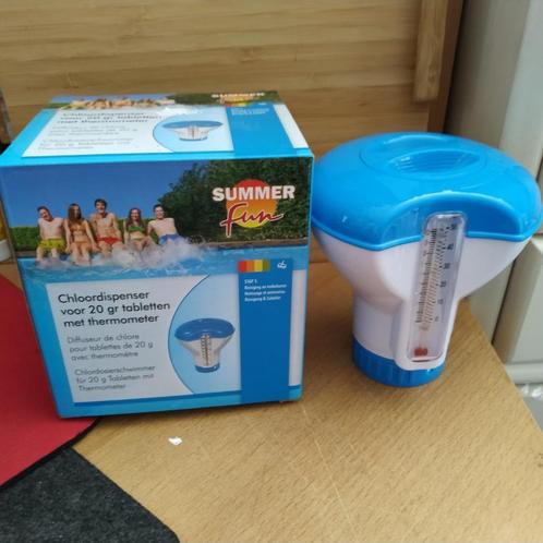 Summer Fun chloor dispenser met thermometer, Tuin en Terras, Zwembad-toebehoren, Nieuw, Ophalen of Verzenden