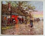 Pastime Puzzle Parker Brothers, The Village Smithy, Antiek en Kunst, Antiek | Speelgoed, Ophalen of Verzenden