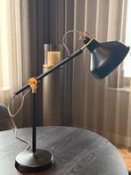IKEA bureaulamp zwart/goud - Stijlvolle verlichting, Ophalen, Nieuw, Metaal, Minder dan 50 cm