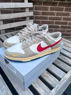 Nike Dunk Low Light Iron Ore Red Blue, Kleding | Heren, Schoenen, Ophalen of Verzenden, Zo goed als nieuw, Overige kleuren