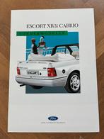 Ford Escort XR3i Cabrio Sondermodelle brochure april 1988, Verzenden, Zo goed als nieuw, Ford