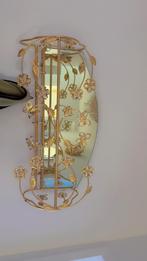 Bladgoud Swarovski Kapstok met Spiegel - 80cm capodimonte, Huis en Inrichting, Woonaccessoires | Kapstokken, 100 tot 150 cm, Zo goed als nieuw