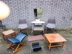 Kaptafel tafels stoeltjes lectuurbak, Ophalen, Gebruikt