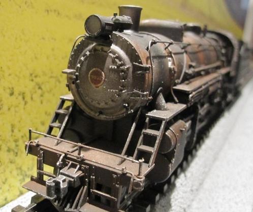 Marklin 37989 Amerikaanse stoomlocomotief geweathered, Hobby en Vrije tijd, Modeltreinen | H0, Zo goed als nieuw, Locomotief, Wisselstroom