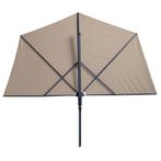 Sun Wave Parasol 300 cm | Madison | Ecru, Nieuw, Muurparasol, Kantelbaar, 2 tot 3 meter