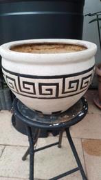 Terracotta Pot, Tuin en Terras, Bloempotten, Gebruikt, Rond, Minder dan 40 cm, Aardewerk