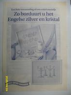 NIEUW, ORIGINEEL patroon Engels Antiek borduren. + DMC Garen, Ophalen of Verzenden, Nieuw, Handborduren, Patroon