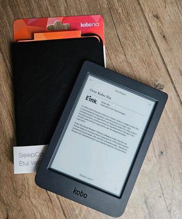 Mooie Kobo Nia ereader met nieuwe sleepcover  beschikbaar voor biedingen