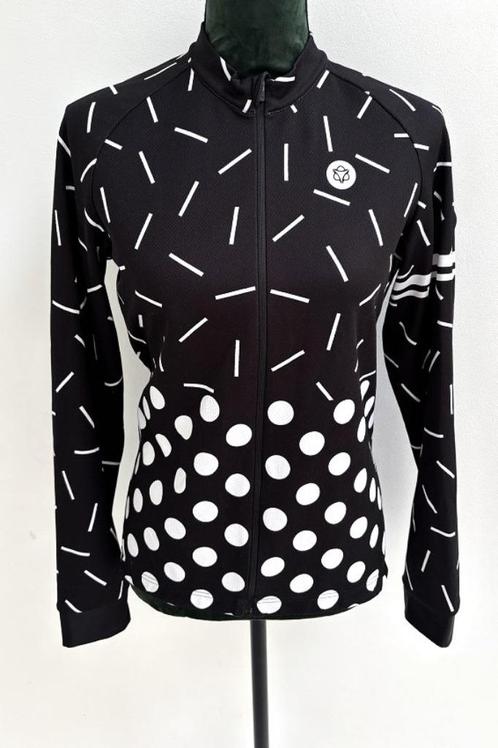 NIEUWSTAAT! AGU Sprinkle Dot dames fietsshirt shirt zwart XL, Kleding | Dames, Sportkleding, Nieuw, Hardlopen of Fietsen, Maat 46/48 (XL) of groter