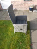 Grijze verstelbare tuinstoelen, Ophalen, Gebruikt, Wicker, Verstelbaar