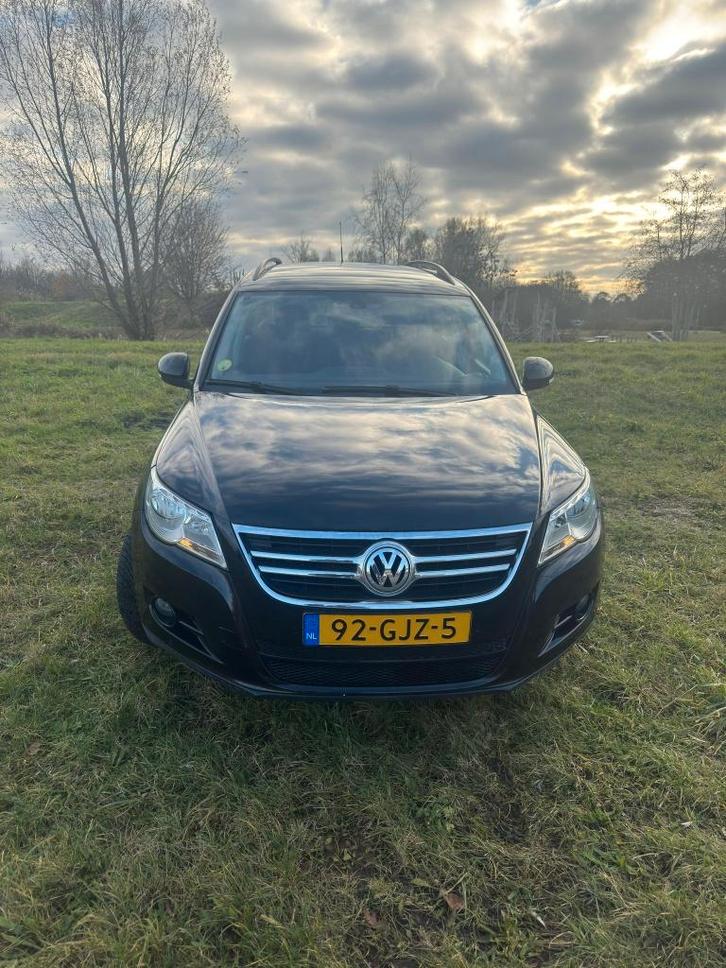 Volkswagen Tiguan 1.4 TSI 110KW 4MOTION 2008 Zwart, Auto's, Volkswagen, Bedrijf, Tiguan, ABS, Airbags, Airconditioning, Alarm