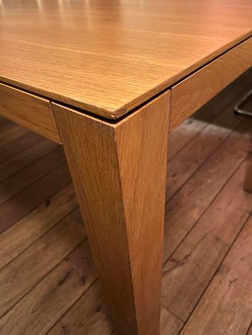 Eikenhouten Eettafel 150x90 cm beschikbaar voor biedingen