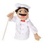 GEZOCHT: MELISSA AND DOUG CHEF HANDPOP (chef peepee van SML), Ophalen of Verzenden, Zo goed als nieuw, Overige typen