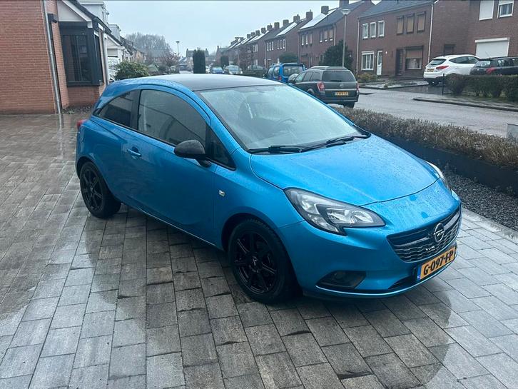 Opel Corsa 1.4  3d 2017 Blauw in prijs verlaagd, Auto's, Opel, Particulier, Corsa, Benzine, D, Hatchback, Handgeschakeld, Geïmporteerd