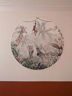 Muurcirkel (forex) 80cm jungle thema kinderkamer babykamer, Kinderen en Baby's, Kinderkamer | Inrichting en Decoratie, Ophalen