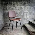 Vintage Retro leren eetkamerstoelen velvet stoelen  212, 5 krukken of meer, Ophalen of Verzenden, Nieuw