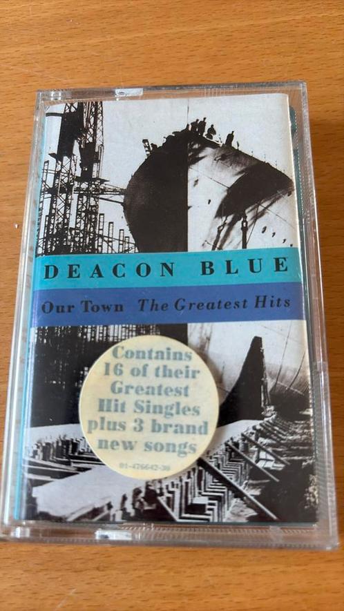 Deacon Blue muziek cassette our town the greatest hits dolby, Cd's en Dvd's, Cassettebandjes, Gebruikt, Origineel, Pop, 1 bandje