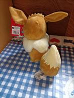 Eevee Pokemon knuffel met kaartje 17 cm, Ophalen of Verzenden, Nieuw