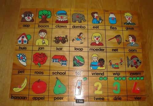 Leesplankje (Bloch-Tiamo), Kinderen en Baby's, Speelgoed | Educatief en Creatief, Zo goed als nieuw, Puzzelen, Taal en Lezen, Ontdekken