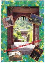 Ansichtkaart	Heimbach (Duistland)	5-luik	Burg Hengebach, Verzenden, 1980 tot heden, Gelopen, Duitsland
