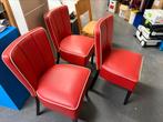 Ophalen Venray - stoelen in rood, Huis en Inrichting, Stoelen, Ophalen, Zo goed als nieuw, Rood