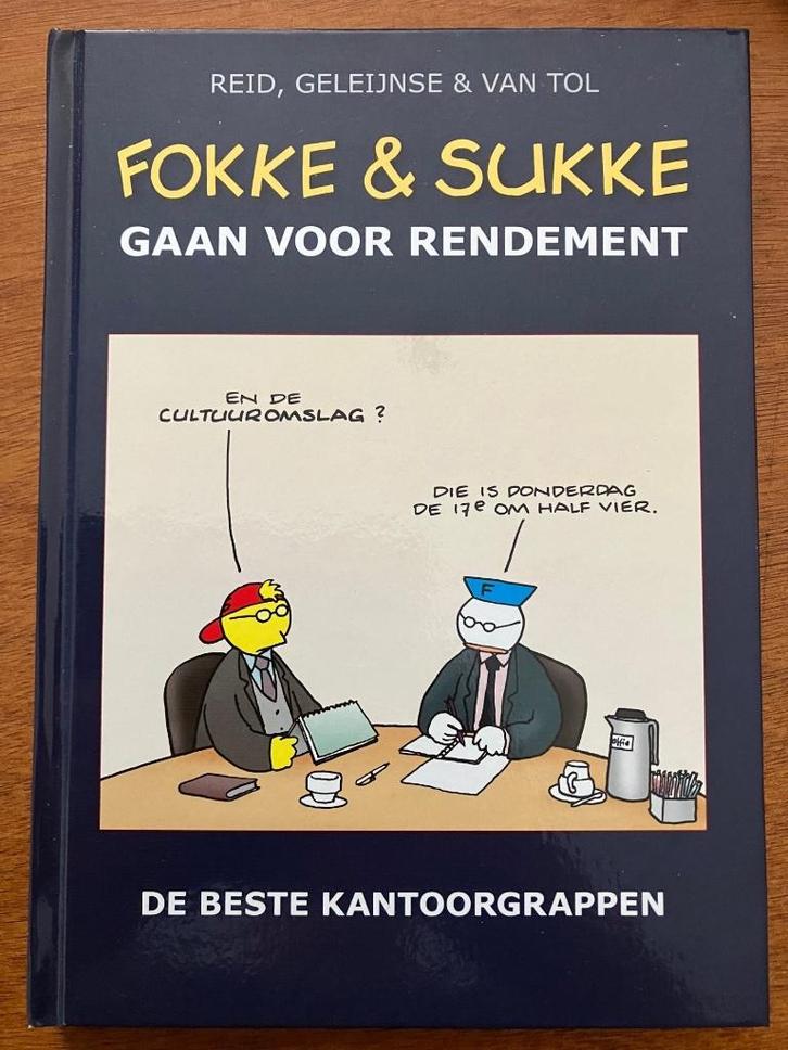 Fokke & Sukke gaan voor rendement - De beste kantoorgrappen, Boeken, Humor, Zo goed als nieuw, Cartoons, Verzenden