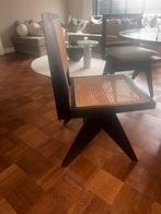 4x Aime Té Pierre eetkamerstoelen rotan zwart, Huis en Inrichting, Stoelen, Gebruikt, Zwart, Ophalen of Verzenden, Vier