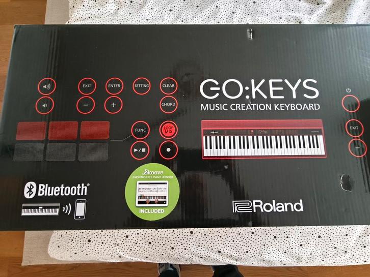 Roland Go Keys met doos en hoes, Muziek en Instrumenten, Keyboards, Zo goed als nieuw, 61 toetsen, Roland, Ophalen of Verzenden
