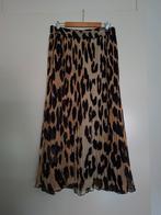 Ganni plissé rok panterprint, Kleding | Dames, Rokken, Bruin, Ganni, Maat 42/44 (L), Ophalen of Verzenden