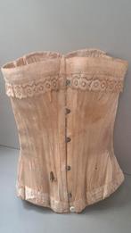 Wespentaille Corset. Antieke zijden Wespentaille corset., Antiek en Kunst, Ophalen of Verzenden