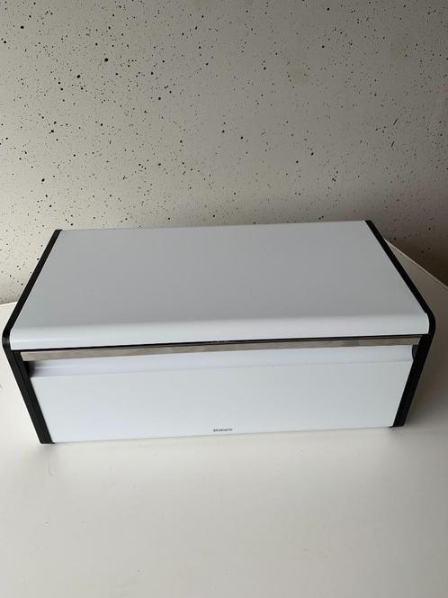 Brabantia Broodtrommel - met Klepdeksel - White, Huis en Inrichting, Keuken | Keukenbenodigdheden, Nieuw, Verzenden