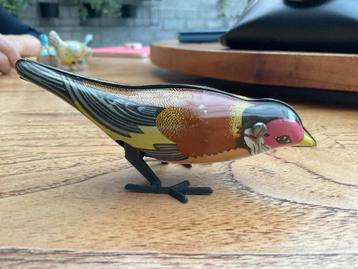 4 blikken dierfiguren speelgoed 60e er jaren.   beschikbaar voor biedingen