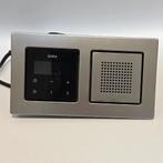 Gira RDS inbouwradio, incl. luidspreker en afdekraam E2 zilv, Audio, Tv en Foto, Radio's, Zo goed als nieuw