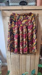 Vintage Crêpe Rok - Maat 40, Maat 38/40 (M), Overige kleuren, Ophalen of Verzenden, Handgemaakt