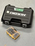 Hitachi DS 18DJL + DeWalt bitset - nette set!, Doe-het-zelf en Verbouw, Gereedschap | Boormachines, Ophalen of Verzenden, Zo goed als nieuw