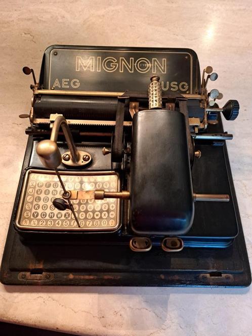 AEG Mignon Schrijfmachine, Antiek en Kunst, Antiek | Kantoor en Zakelijk, Ophalen of Verzenden