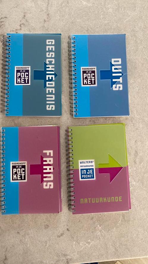 3 in je pocket boekjes, Boeken, Schoolboeken, Zo goed als nieuw, Ophalen of Verzenden