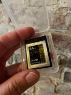 Lexar XQD 64GB ongebruikt, Audio, Tv en Foto, Fotografie | Geheugenkaarten, XQD, Lexar, 64 GB, Fotocamera