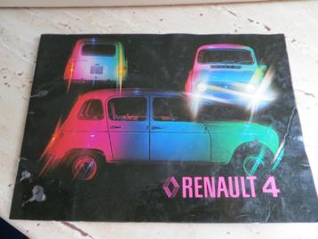 Instructieboek Renault 4, R 4 Safari, R 4 bestel, combi 1978 beschikbaar voor biedingen