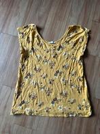 Okergeel t-shirt met bloemenprint van Esprit - maat M, Kleding | Dames, T-shirts, Ophalen of Verzenden