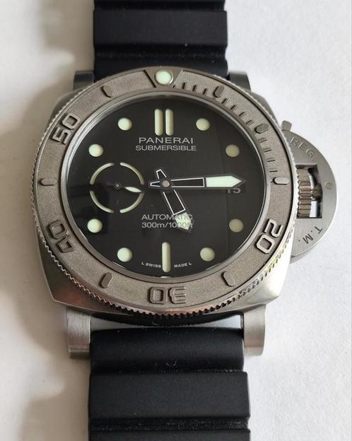 T.K. i.n.w.st. Panerai Submersible PAM 00984 van 04-2020., Sieraden, Tassen en Uiterlijk, Horloges | Heren, Zo goed als nieuw