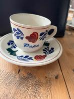 Boerenbont kop en schotel, Huis en Inrichting, Keuken | Servies, Nieuw, Ophalen of Verzenden, Kop(pen) en/of Schotel(s), Aardewerk