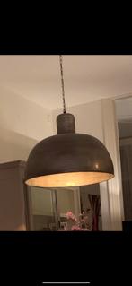 Prachtige metalen  lamp, 72 cm breed, geeft heel mooi licht, Huis en Inrichting, Lampen | Hanglampen, Ophalen, 50 tot 75 cm, Industrieel klassiek